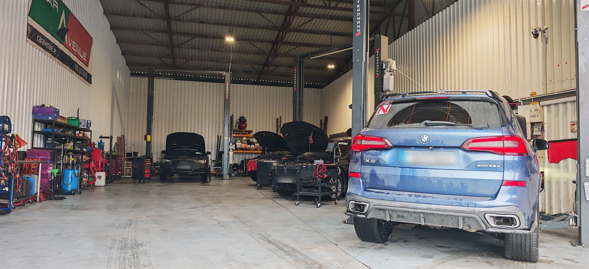 BMW X5 at Car Avenue German car specialist workshop in Ashbourne