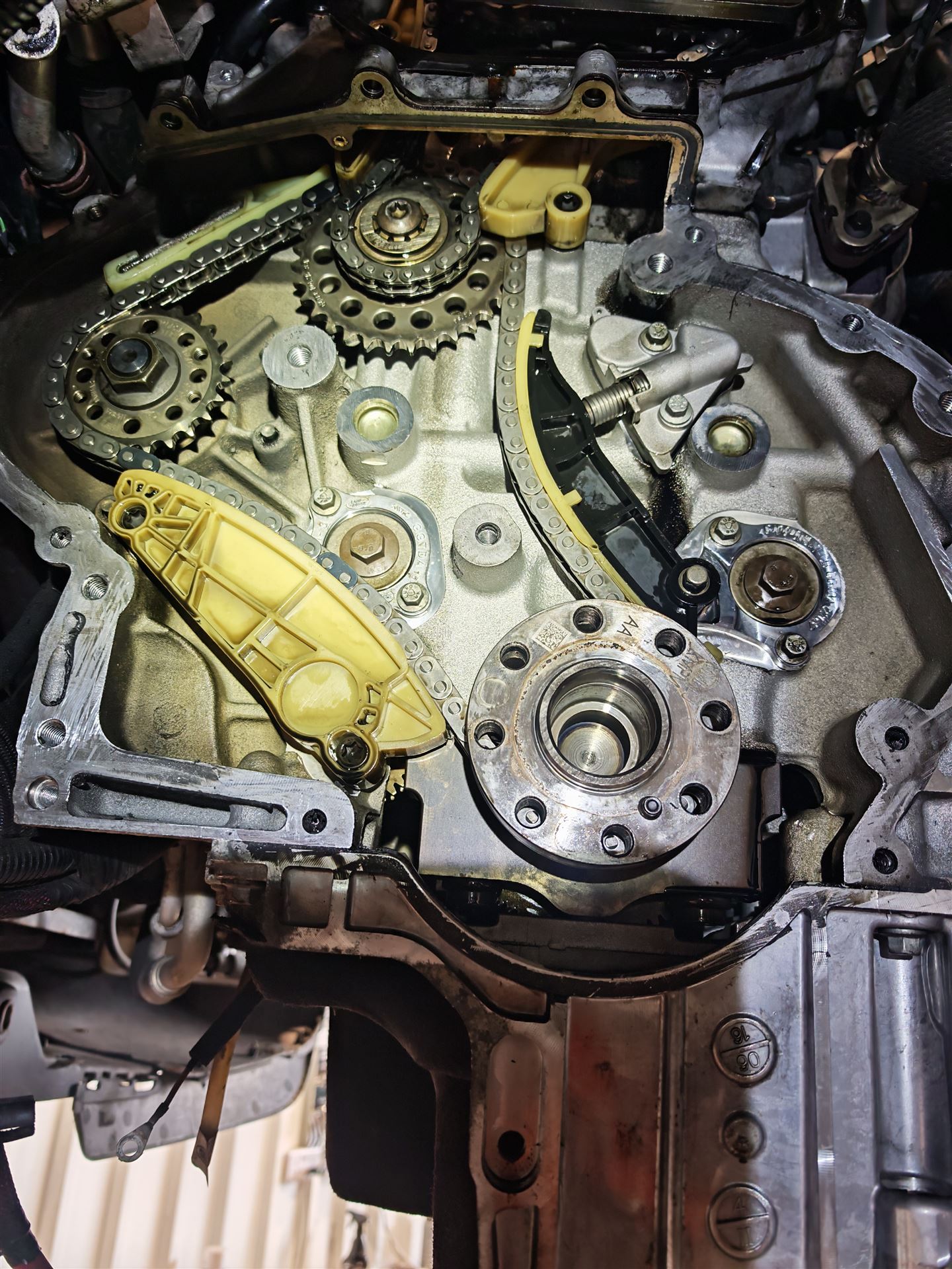 Timing chain replacement at Car Avenue workshop in Ashbourne